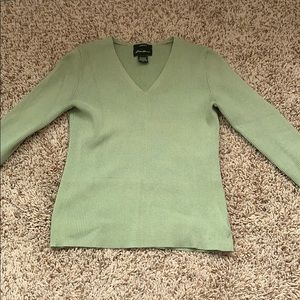 Long sleeve jade green Eddie Bauer shirt